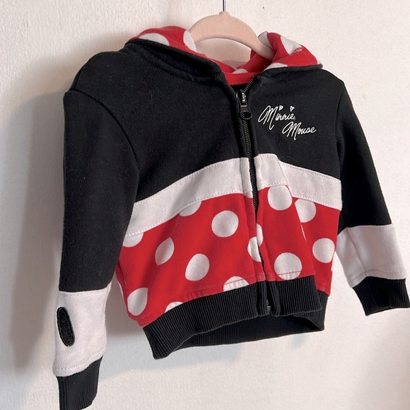 Minnie Mouse Hoodie Jacket|Size:3 months - Picture 3 of 5